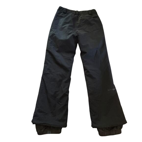 Spyder Snow Pants Men's M Black Insulated Nylon Ski Trousers Water Resistant - Picture 2 of 13